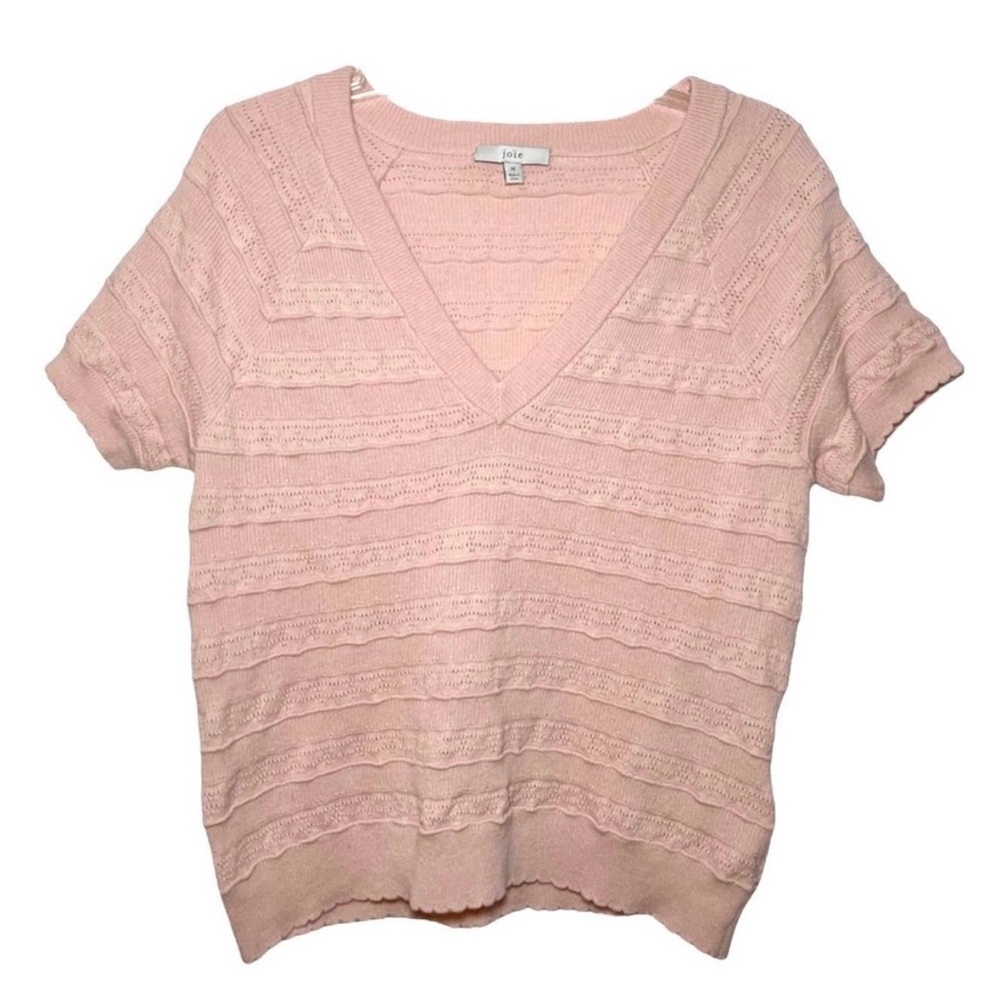 Joie Anoushka Soft Pink Wool Top